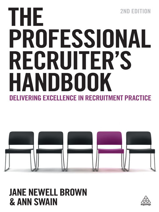 Title details for The Professional Recruiter's Handbook by Jane Newell Brown - Wait list